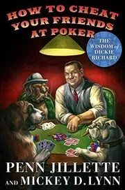 Book cover for "How to Cheat Your Friends at Poker" by Penn Jillette