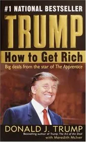 Book cover for "How to Get Rich" by Donald Trump