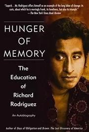 Book cover for "Hunger of Memory" by Richard Rodriguez