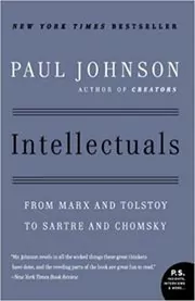 Book cover for "Intellectuals" by Paul Johnson