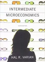 Book cover for "Intermediate Microeconomics" by Hal R. Varian