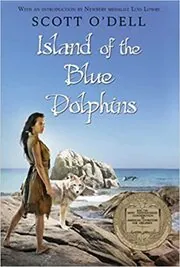 Book cover for "Island of the Blue Dolphins" by Scott O'Dell