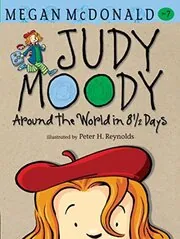 Book cover for "Judy Moody: Around the World in 8 1/2 Days" by Megan McDonald
