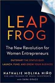 Book cover for "Leapfrog" by Nathalie Molina Niño