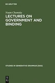 Book cover for "Lectures on Government and Binding"