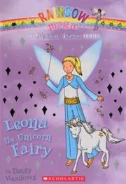 Book cover for "Leona the Unicorn Fairy" by Daisy Meadows