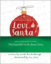 Book cover for "Love, Santa" by Martha Brockenbrough