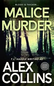 Book cover for "Malice Murder / In the Heart's Shadow" by TL Haddix