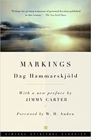 Book cover for "Markings" by Dag Hammarskjold