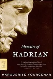 Book cover for "Memoirs of Hadrian" by Marguerite Yourcenar