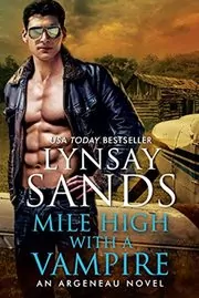 Book cover for "Mile High with a Vampire" by Lynsay Sands