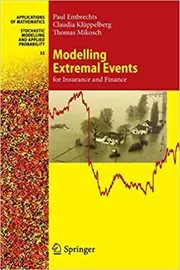Book cover for "Modelling Extremal Events" by Paul Embrechts
