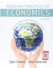 Book cover for "Modern Principles of Economics" by Tyler Cowen