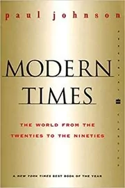 Book cover for "Modern Times" by Paul Johnson