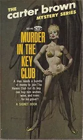 Book cover for "Murder in the Key Club / Harem Club" by Carter Brown