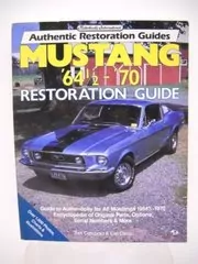 Book cover for "Mustang '64 1/2-'70 Restoration Guide" by Tom Corcoran