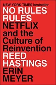 Book cover for "No Rules Rules" by Reed Hastings