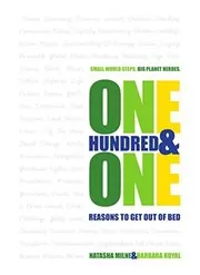 Book cover for "One Hundred & One Reasons To Get Out of Bed" by Natasha Milne