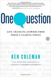 Book cover for "One Question" by Ken Coleman