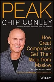 Book cover for "PEAK" by Chip Conley