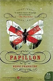 Book cover for "Papillon" by Henri Charriere