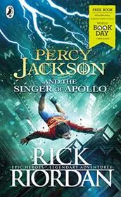 Book cover for "Percy Jackson and the Singer of Apollo" by Rick Riordan