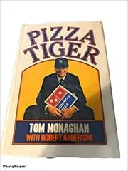 Book cover for "Pizza Tiger" by Thomas Monaghan