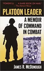 Book cover for "Platoon Leader" by James R. McDonough