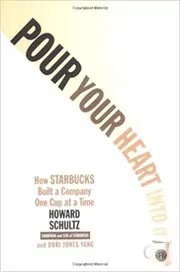 Book cover for "Pour Your Heart Into It" by Howard Schultz