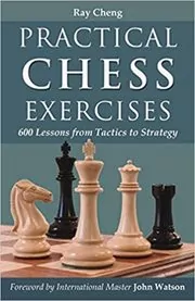 Book cover for "Practical Chess Exercises" by Ray Cheng