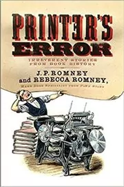 Book cover for "Printer's Error" by Rebecca Romney