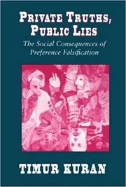 Book cover for "Private Truths, Public Lies" by Timur Kuran