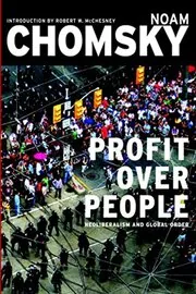 Book cover for "Profit Over People"