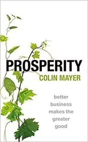Book cover for "Prosperity" by Colin Mayer