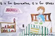 Book cover for "Q is for Quarantine, S is for Stinks" by Ariel Pardo