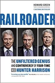 Book cover for "Railroader" by Howard Green