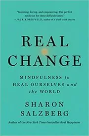 Book cover for "Real Change" by Sharon Salzberg