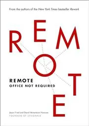 Book cover for "Remote" by Jason Fried