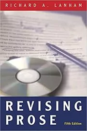 Book cover for "Revising Prose" by Richard A. Lanham