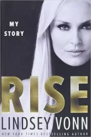 Book cover for "Rise" by Lindsey Vonn