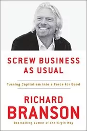 Book cover for "Screw Business As Usual" by Richard Branson