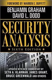 Book cover for "Security Analysis" by Benjamin Graham