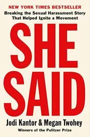 Book cover for "She Said" by Jodi Kantor