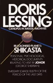 Book cover for "Shikasta" by Doris Lessing