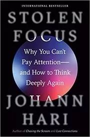 Book cover for "Stolen Focus" by Johann Hari