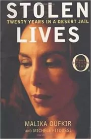 Book cover for "Stolen Lives" by Malika Oufkir
