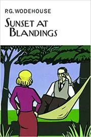 Book cover for "Sunset at Blandings" by PG Wodehouse