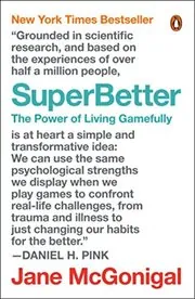 Book cover for "SuperBetter" by Jane McGonigal