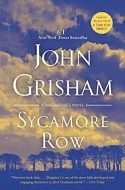 Book cover for "Sycamore Row" by John Grisham