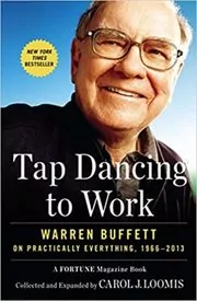 Book cover for "Tap Dancing to Work" by Carol J. Loomis